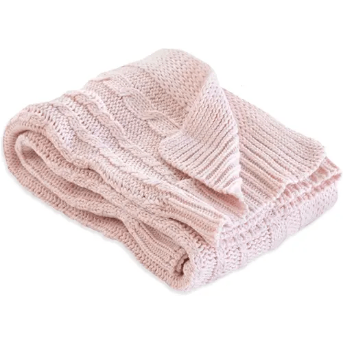 Burts Bees Baby Infant Blanket, Cable Knit, Made with 100% Soft Breathable Organic Cotton, Nursing Blankets, Machine Wash Baby Newborn Essentials, Size 30 x 40 Inch