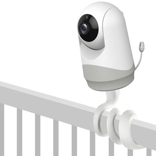 HelloBaby Monitor Mount,Universal Monitor Stand for 1/4 Threaded Port for HB40/HB6339/HB41/HB6351/HB6550/HB65/HB66/HB6250 and More Monitor Cameras,Twist Mount No Tools or Wall Damage Indoor/Outdoor