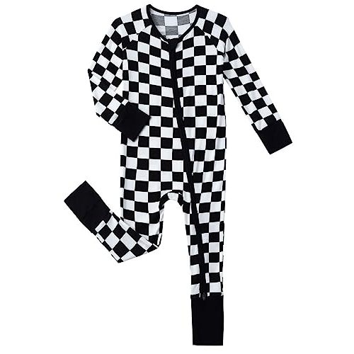 SUZEL Baby Viscose from Bamboo Pajamas - Infant Boys Girls Footless Zippy Pjs Sleep 'N Play Clothes - One Piece Romper