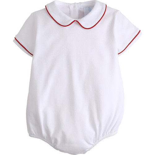 Piped Peter Pan Bubble, Red - Little English | Maisonette