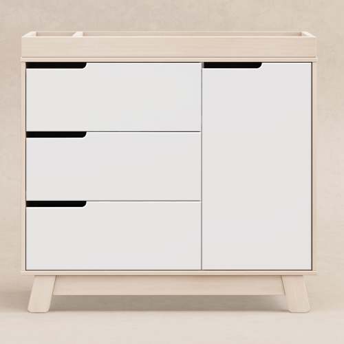 Hudson 3-Drawer Changer Dresser with Removable Changing Tray