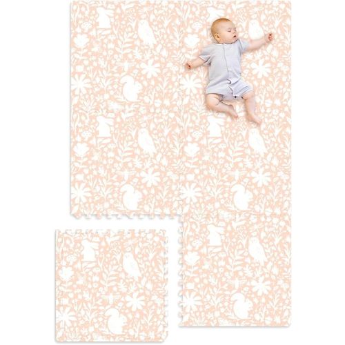 TCBunny Extra Large Baby Play Mat - 4FT x 6FT Foam Puzzle Floor Mat for Kids & Toddlers (Nordic Style)