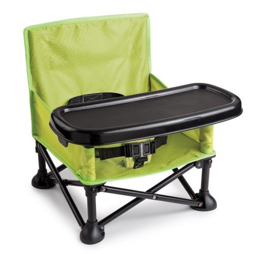 Summer Infant Pop 'N Sit Portable Infant Booster Seat, Color: Green - Out of Stock