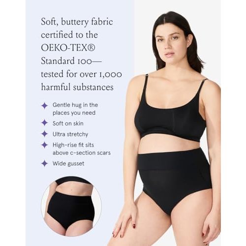 The All-In Panty, Maternity, Postpartum & C-Section Underwear, High Waisted, Soft, Stretchy for Pregnancy & Postpartum