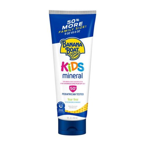 Banana Boat Kids 100% Mineral Sunscreen Lotion - SPF 50 - 9 fl oz