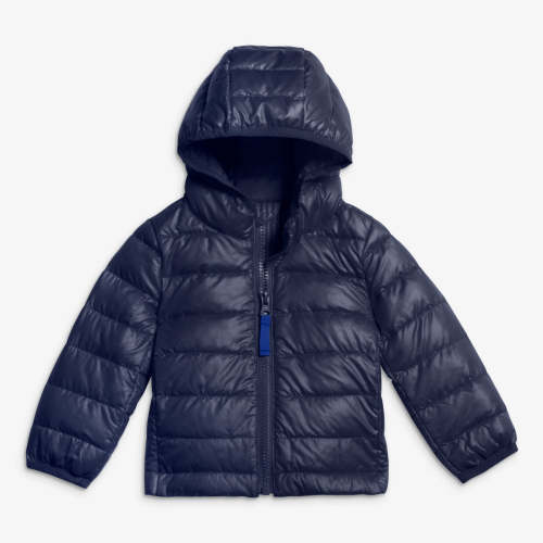 Baby lightweight puffer jacket - navy