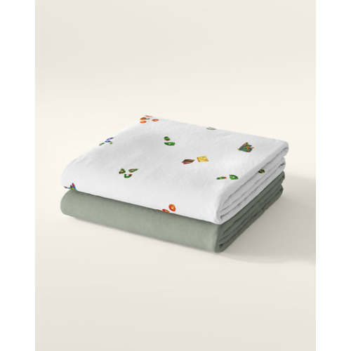Very Hungry Caterpillar Crib Sheet Set | Eric Carle x Nestig