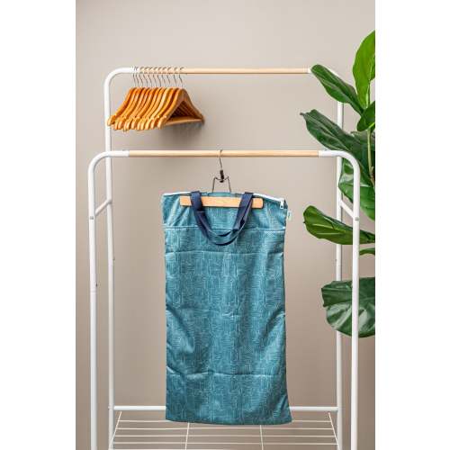 Basics Large Zipper Hanging Wet Bag, Laundry Bag with Handles