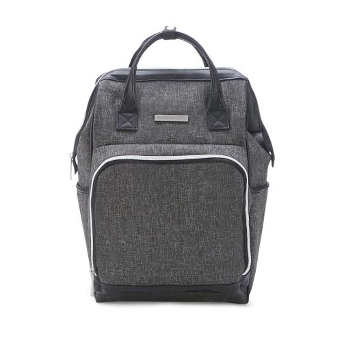NoJo Bananafish Midi Backpack Diaper Bag Stylish Baby Bag for Parents with Changing Pad Stroller Straps Insulated Pockets and Compartments Great for Newborn Essentials and Travel