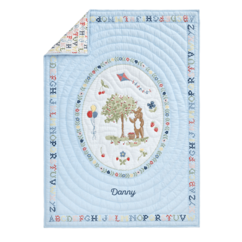 Riley Sheehey Bear Baby Quilt | Pottery Barn Kids
