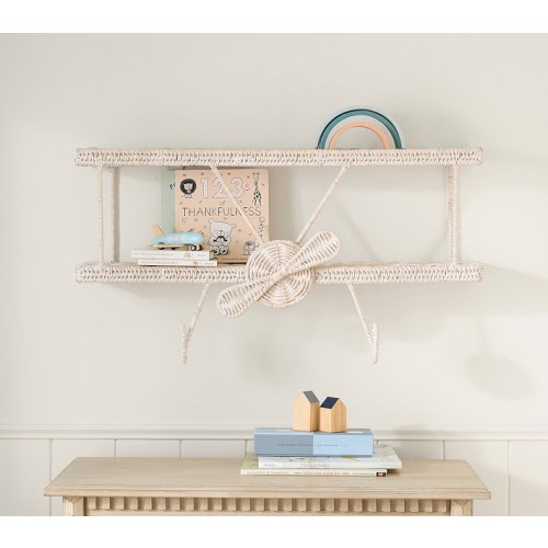 Airplane Shaped Shelf (16" x 30")
