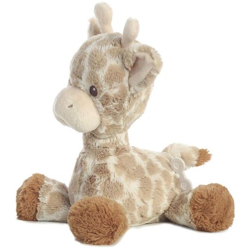 Ebba Medium Musicals! Loppy Giraffe Snuggly Baby Stuffed Animal Brown 11.5"