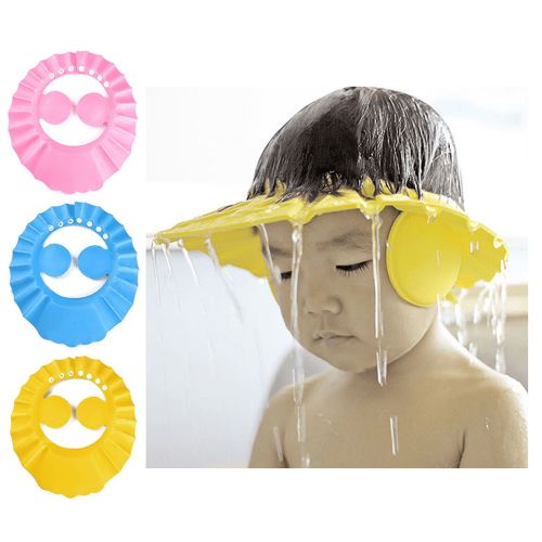 Yoyauz Adjustable Baby Kids Shampoo Bath Shower Caps Wash Hair Waterproof Shield Hats