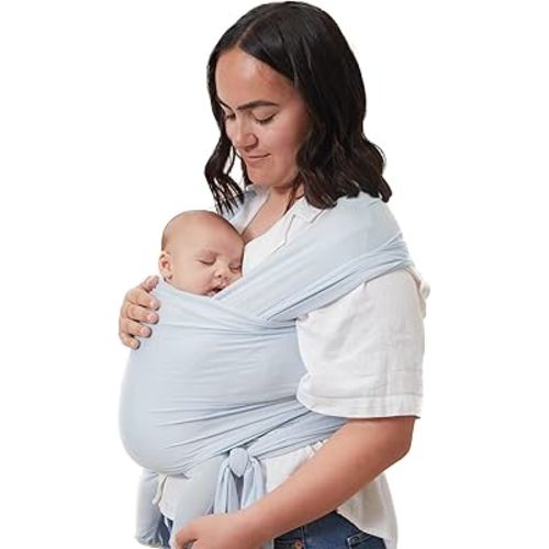 Solly Baby Wrap Carrier, Lightweight Hands-Free Baby Sling Carrier Newborns to Toddler, Infants 8-25 Lbs., Baby Registry Must Have, Baby Carrier Wrap, Newborn Baby Essentials, Powder