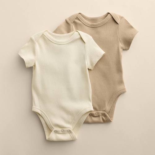 Baby Little Co. By Lauren Conrad 2-Pack Short Sleeve Bodysuits