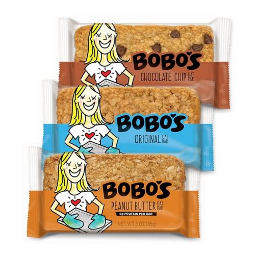 Bobo's Lactation Oat Bars for Breastfeeding Moms, 12 Pack Variety includes Chocolate Chip, Original, and Peanut Butter Chocolate Chip