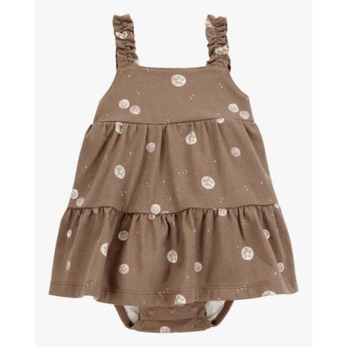 Baby Sand Dollar Tiered Sunsuit - Brown - Carter's | Carter's