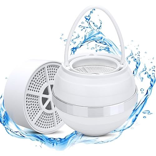 Bath Ball Filter - Premium Bathtub Water Filter for Softer Skin & Hair, Bathtub Filter for Tub Faucet | 2,500 Gal of Filtration | BPA Free | Easy to Install