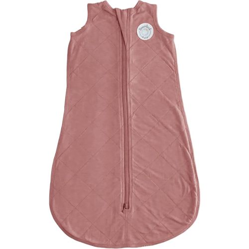 DREAMLAND BABY Bamboo Viscose Sleep Sack (12-24 Months). Ultra Soft Blanket w/ 2-Way Zipper. 97% Viscose, 3% Spandex (Rose)