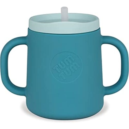 3 way Baby Trainer Cup, Designed with Feeding Specialist, 180ml (Blue)