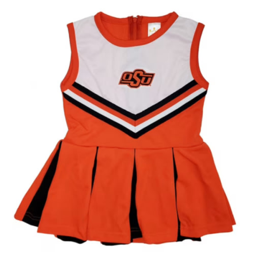 Oklahoma State Cowboys Baby ORANGE Tackle Cheer Set
