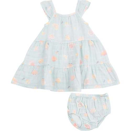 Twirly Sundress & Diaper Cover, Shasta Daisy - Angel Dear | Maisonette