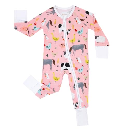 Little Sleepies Pajamas for Baby Boys & Girls, Viscose from Bamboo Baby Pajamas, Snug Baby Sleeper, Toddler PJs, 2-Way Zipper