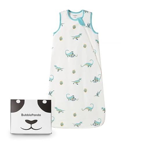BubblePanda Sleep Sack 0-6 Months 0.5 Tog Soft Newborn Sleep Sack 3-6 Months for Infant Babies 2-Way Zipper Wearable Blanket Baby 0-3 Months