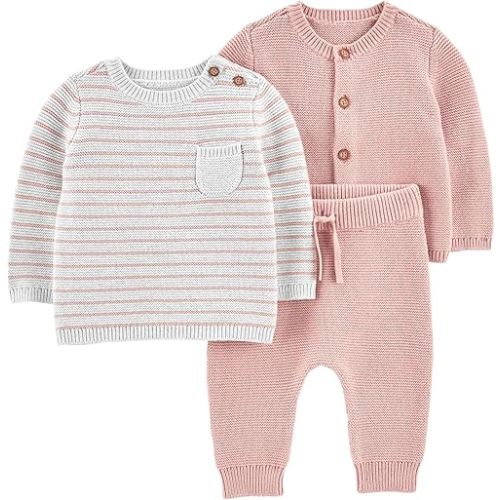 Simple Joys by Carter's unisex-baby 3-piece Sweater Set