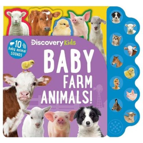 Discovery Kids: Baby Farm Animals! - (10-button Sound Books) 2nd Edition By Editors Of Silver Dolphin Books (board Book)