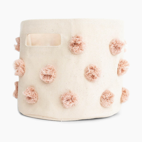 Pehr Pom Pom Mini Basket - Peony