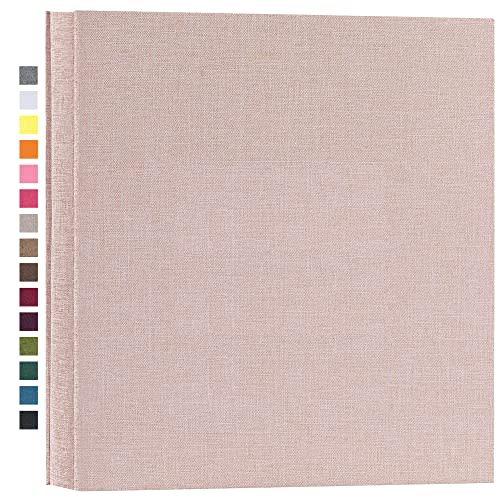 potricher Photo Album for 4x6 1000 Photos Linen Cover Extra Large Capacity Picture Book for Family Wedding Anniversary and Baby (Beige)