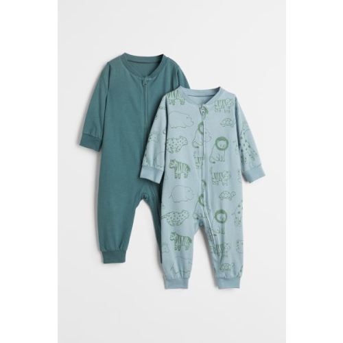 2-pack Jumpsuits with Zip