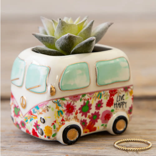 Tiny Faux Succulents - Van