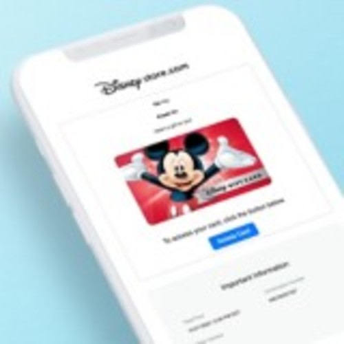 Cars Disney Gift Card | Disney Store
