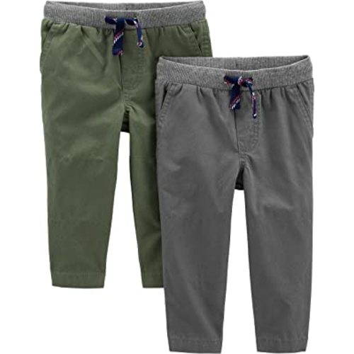 Simple Joys by Carter's Baby Boys' 2-Pack Pull on Pant