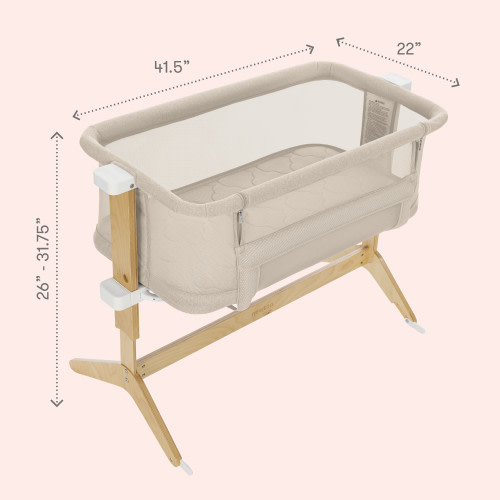 Bassinet & Bedside Sleeper - Sandstone