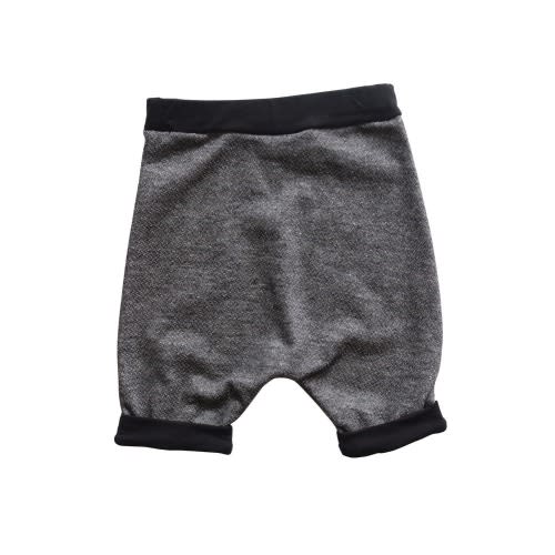 Terry Charcoal Harem Shorts | TwoLittleKings