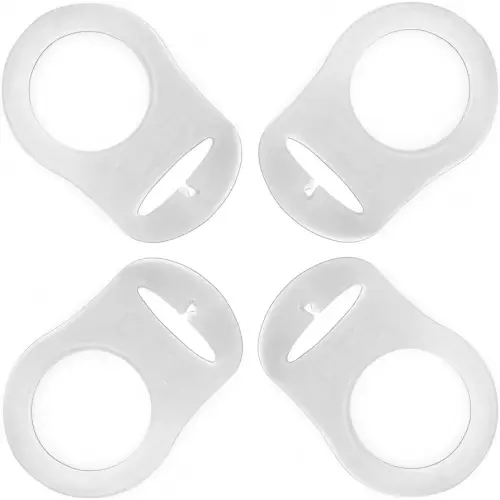 PUTSKA Pacifier Silicone Adapter Rings for Pacifier Holder and Clip MAM-Compatible