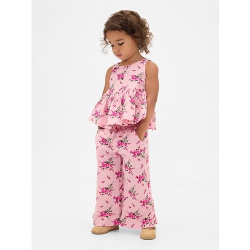Baby & Toddler Cotton Gauze Ruffle Outfit Set | Gap