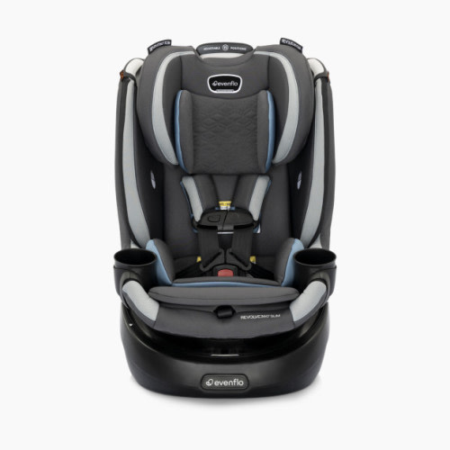 Evenflo Revolve360 Slim 2-in-1 Rotational Car Seat with Quick Clean Cover - Stow Blue
