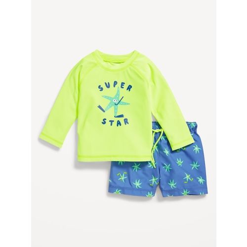 Rashguard Swim Top & Trunks for Baby