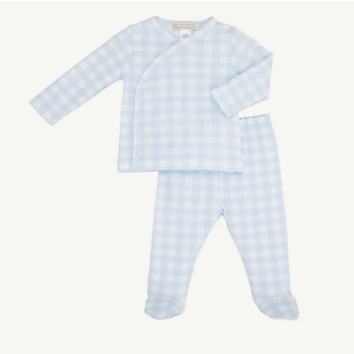 Cameron Cross-Front Set - Buckhead Blue Gingham