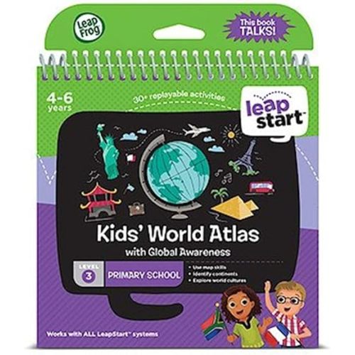 LeapFrog LeapStart Kindergarten Activity Book: Kids' World Atlas and Global Awareness