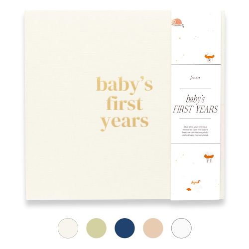 Lamare Baby First Year Book – Baby Memory Book for Girls & Boys - Baby Milestone Book from Pregnancy to Childhood – Cute Baby Book Keepsake Gift