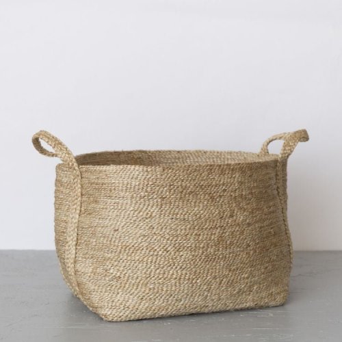 Large Jute Basket - Natural