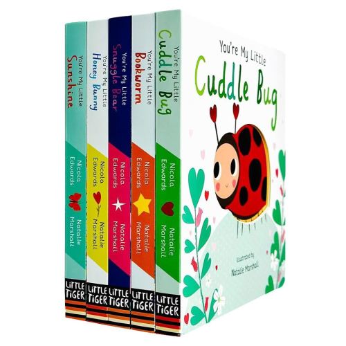 You are My Little Series 5 Books Collection Set By Nicola Edwards & Natalie Marshall (Sunshine, Honey Bunny ,Snuggle Bear, Bookworm & Cuddle Bug)