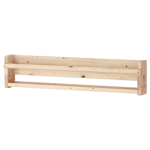 FLISAT Wall storage - light white stained pine 27 ½x3 ½x6 ¼ "