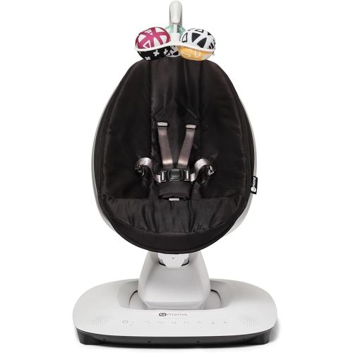4moms MamaRoo Multi-Motion Baby Swing, Bluetooth Enabled with 5 Unique Motions, Black