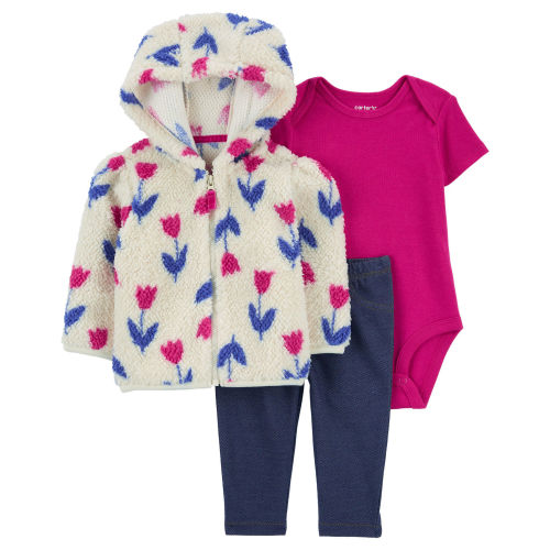 Baby 3-Piece Floral Little Jacket Set - Carter's | Carter's